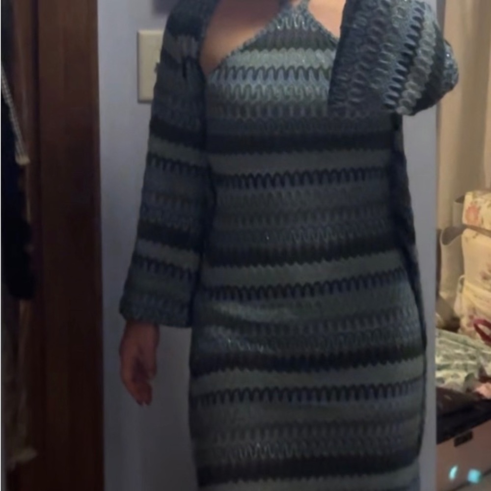 Hill House Lou Lou Duster + Leah Dress Knit Set - Picture 3 of 3